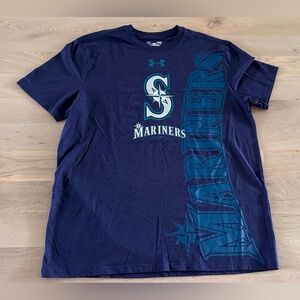 Under Armour Seattle mariners baseball men’s loose fit T-shirt size large